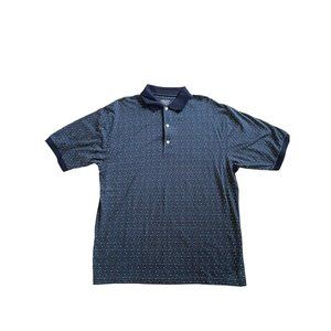 Men's Haagar Cool 18 Polo Golf shirt Size Large Diamond design